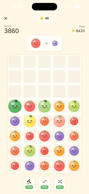 Fruitnest: Merge Fruit Puzzle screenshot 1