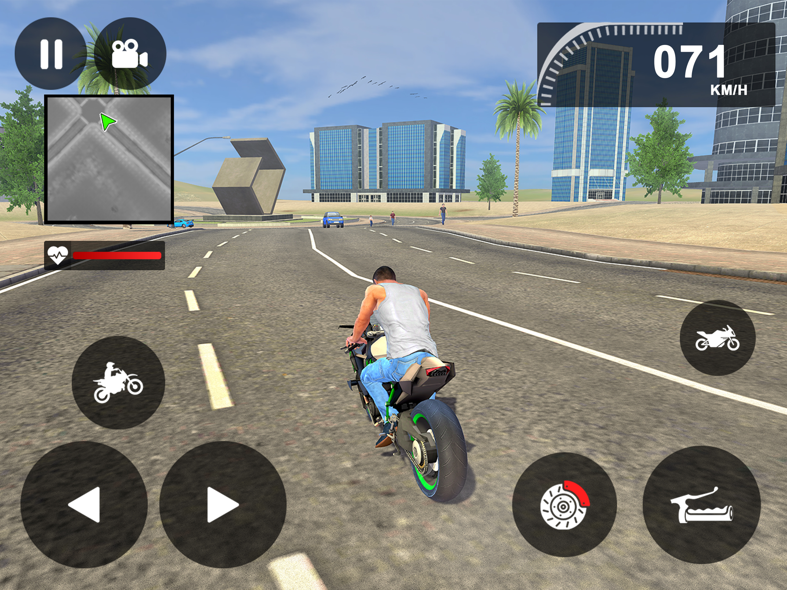 Extreme Gangster Bike Drive 3D screenshot 13