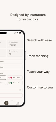 Rō Instruct: Pilates Planner iPhone screenshot