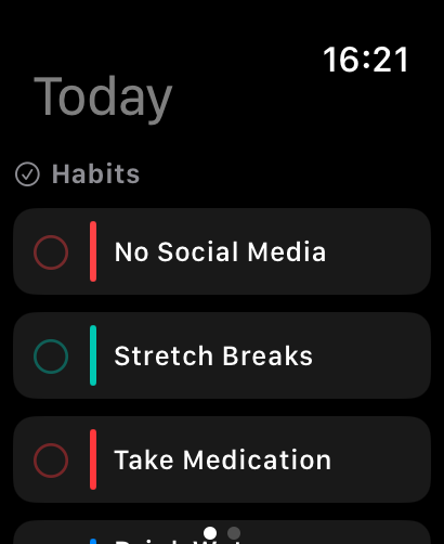 Momentum - Habits and Goals