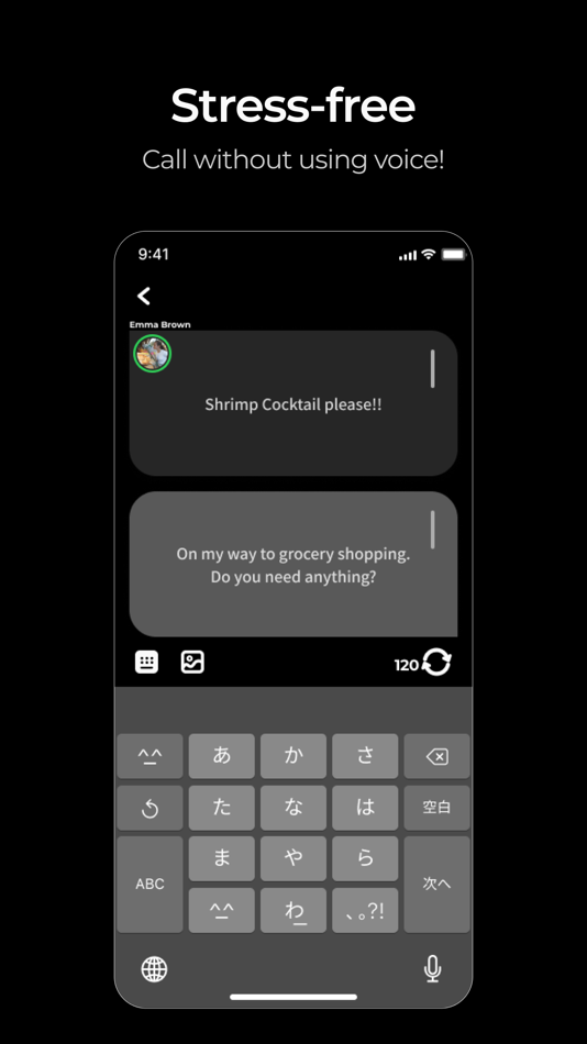 #5. Jiffcy - call-like texting app (iOS) 由: Anaguma Inc.