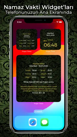 Namaz Vakti: Ezan Muslim Pro iPhone Ekran Görüntüsü 5