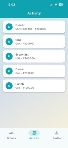 SplitLedger screenshot