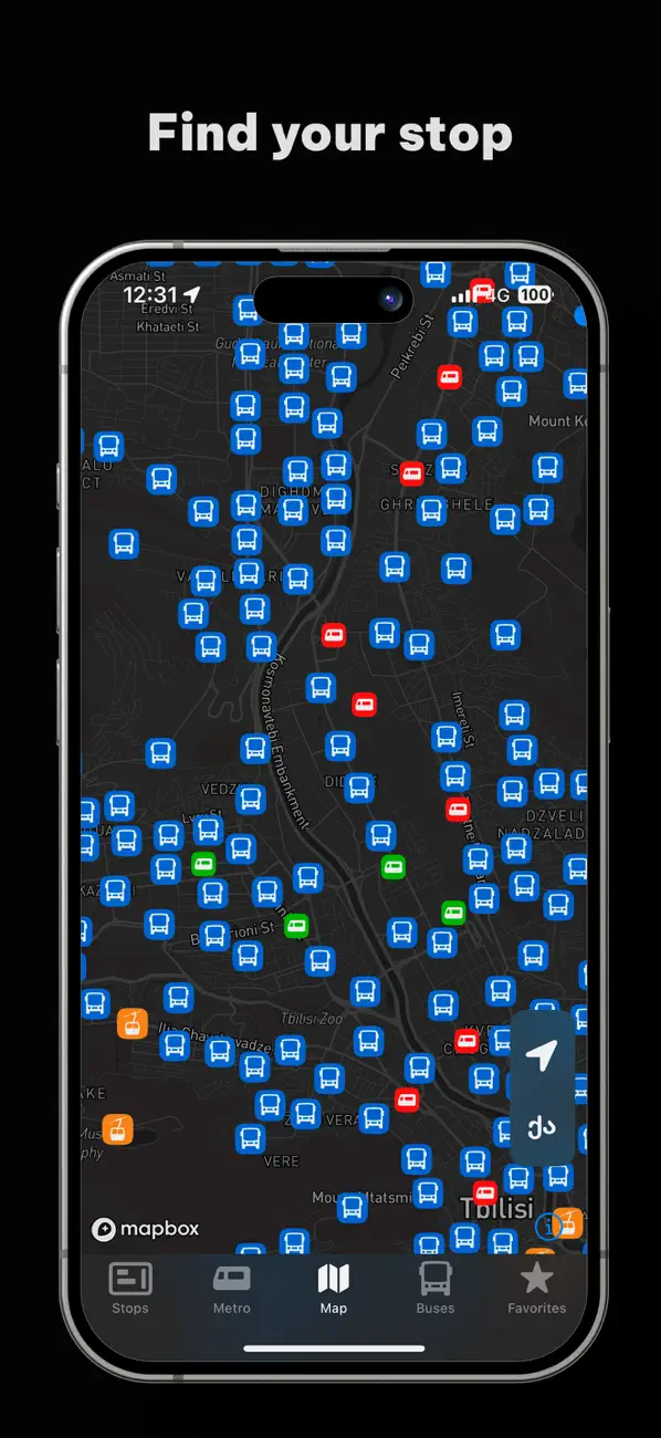 Screenshot #2 pour Tbilisi Bus App
