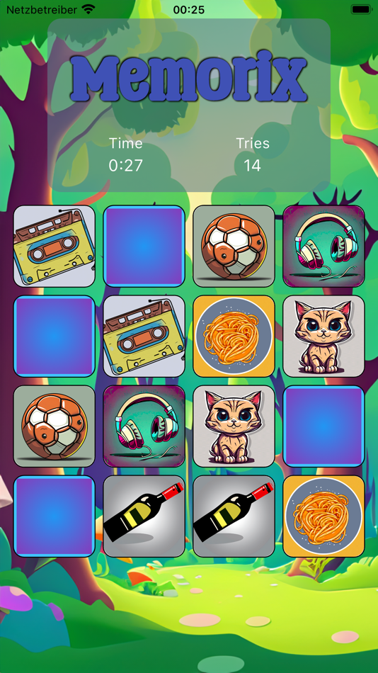 #1. Memorix Match Game (iOS) Podle: Francesco Icilio Rossi