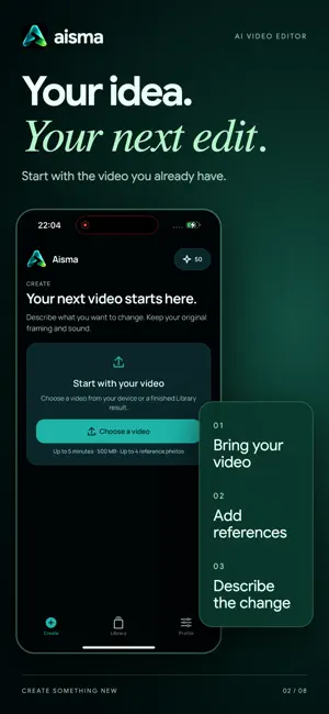 Aisma: AI Video Editor screenshot 2