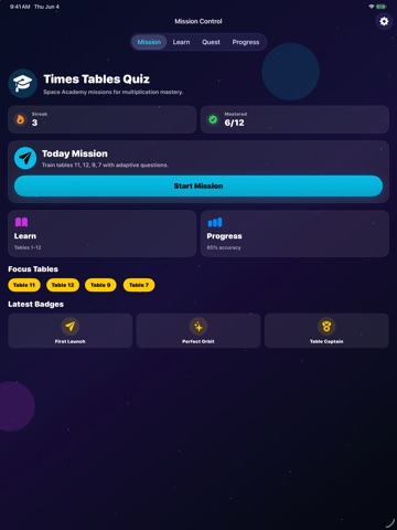 Times Tables Quiz: Multiply iPad screenshot