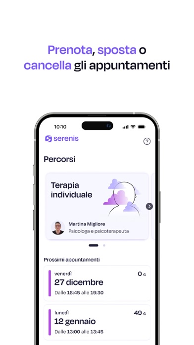 Serenis: psicoterapia online Screenshot