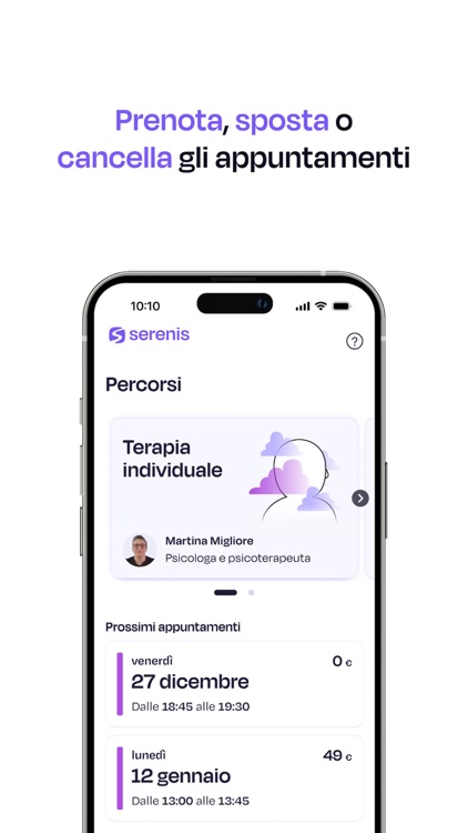Serenis: psicoterapia online screenshot-4