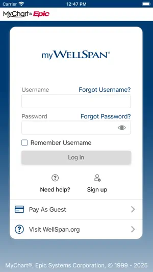 WellSpan screenshot 1