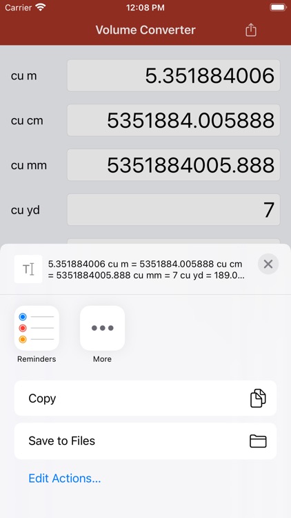Volume Converter Yd, Ft, In, M