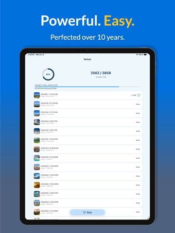 Photos Backup for NAS iPad screenshot