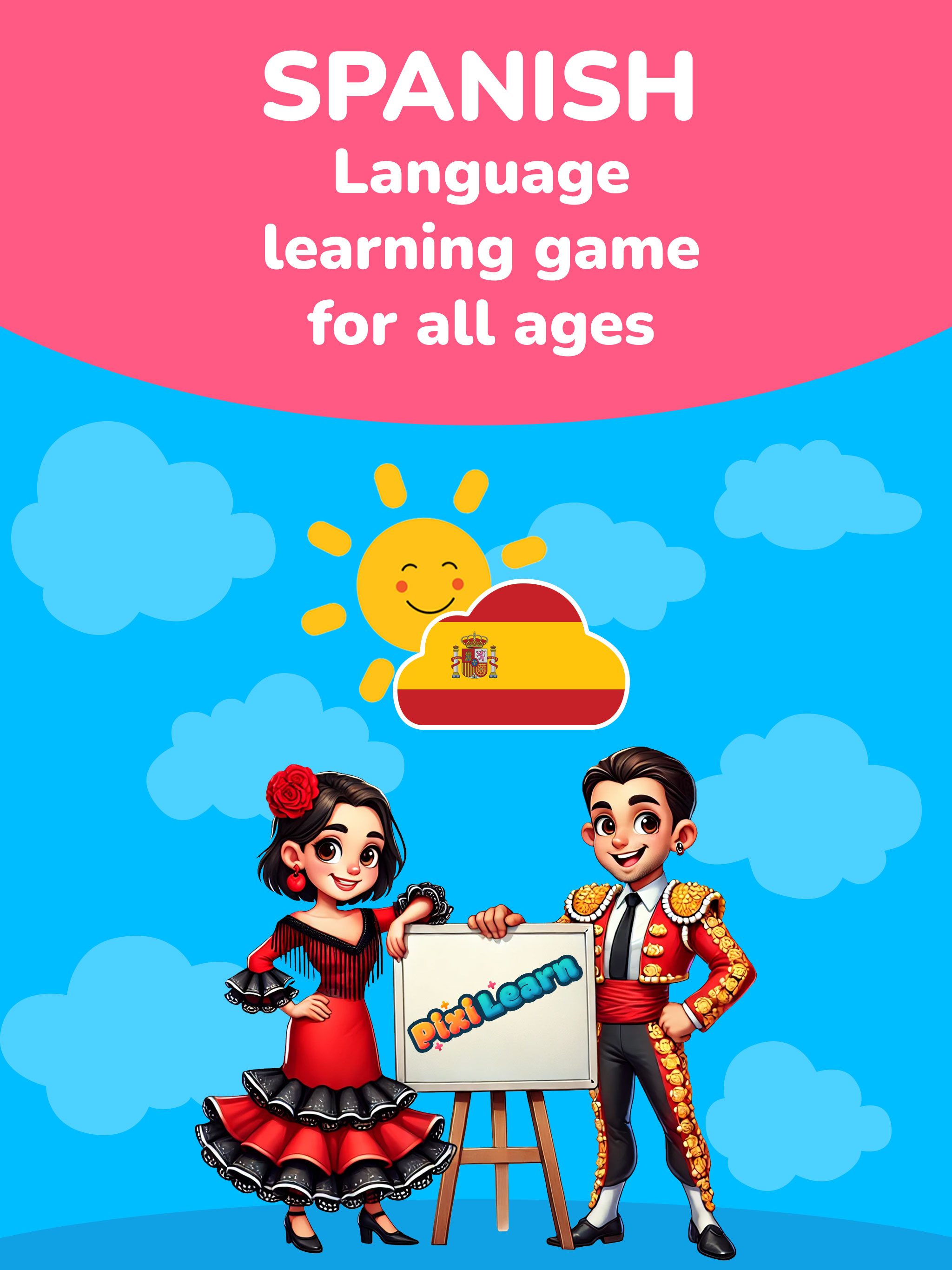 PixiLearn: Learn Spanish