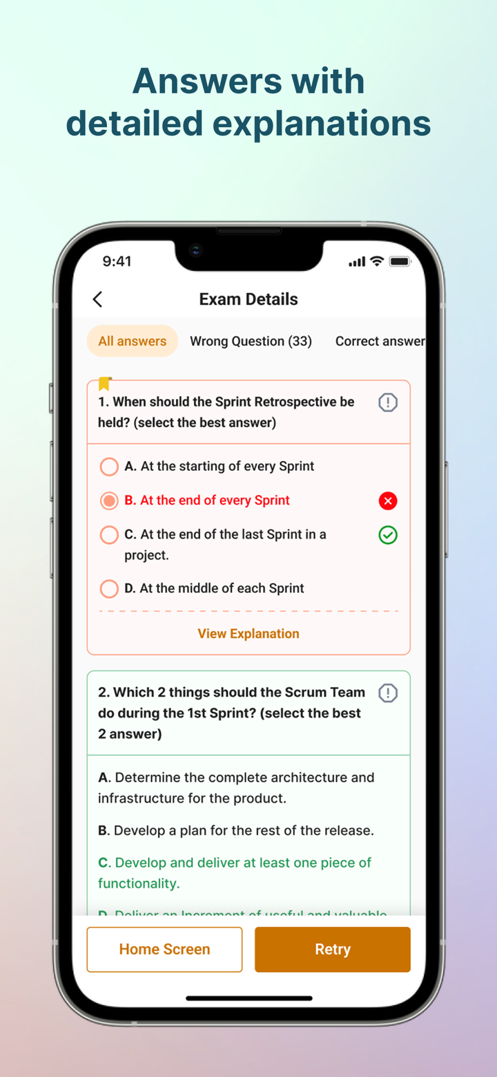 AWS AI Practitioner Exam Sim screenshot 4