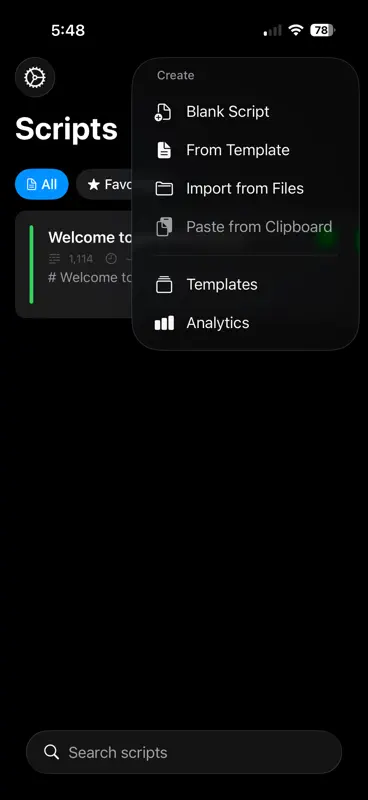 Smart Prompter App screenshot 7 of 7