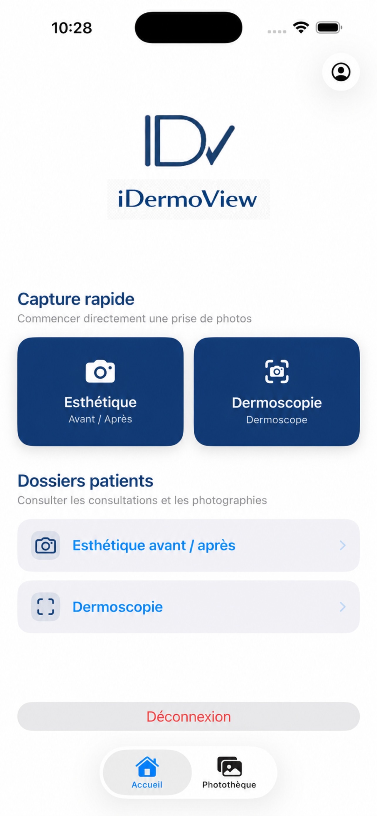 Screenshot 1 of iDermoView