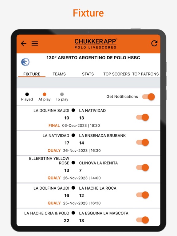 Screenshot #6 pour ChukkerApp