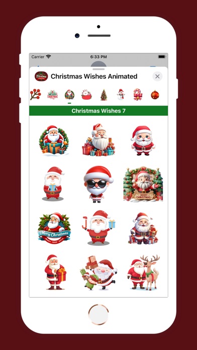 Screenshot 4 of Christmas Wishes Animated App