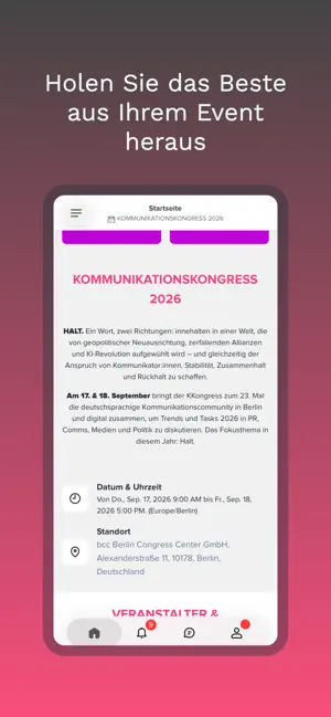 Quadriga Events screenshot 3