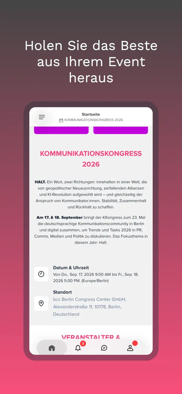 Screenshot #3 pour Quadriga Events