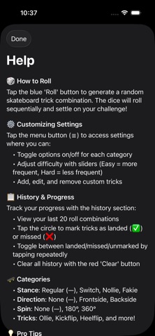Skate Dice Pro Screenshot 3 of 3