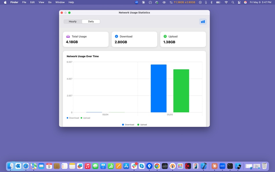 #3. Internet Speed Meter (macOS) di: Kalavathi Ekambaram