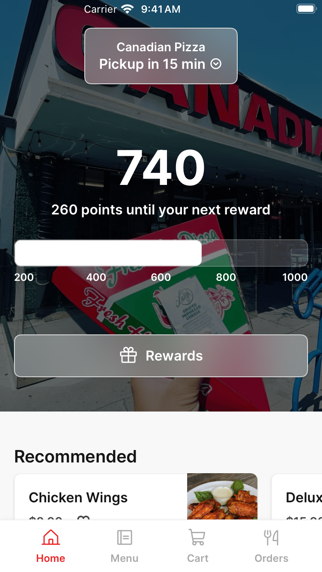 Canadian Pizza & Grill To Go iPhone screenshot 1 - Food & Drink app