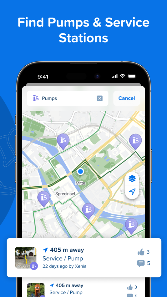 #8. Bikemap: Bicycle Tracker & GPS (iOS) 由: Bikemap GmbH