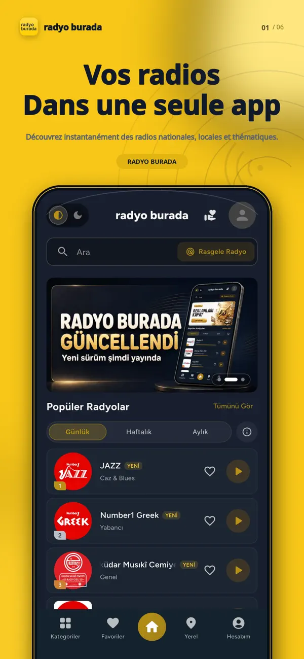 Screenshot #1 pour Radyo Burada