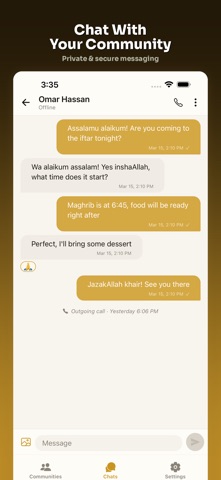 mChat by Muslink screenshot