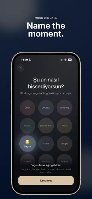 Refa: Islamic Mood Tracker screenshot 2