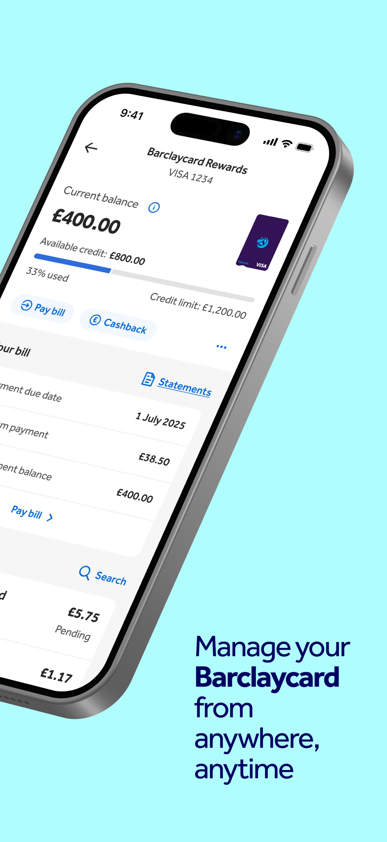 Screenshot 3 of Barclaycard
