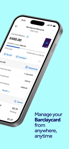 Barclaycard screenshot 3