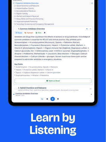 NCLEX RN Mastery - Exam Prep iPad screenshot