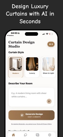 AI Curtain Designer Studio Screenshot 1 of 2