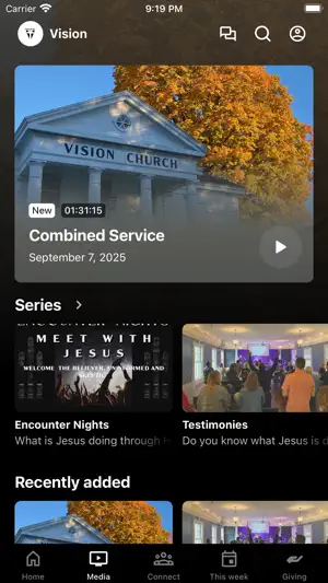 Vision Church 2020 screenshot 2