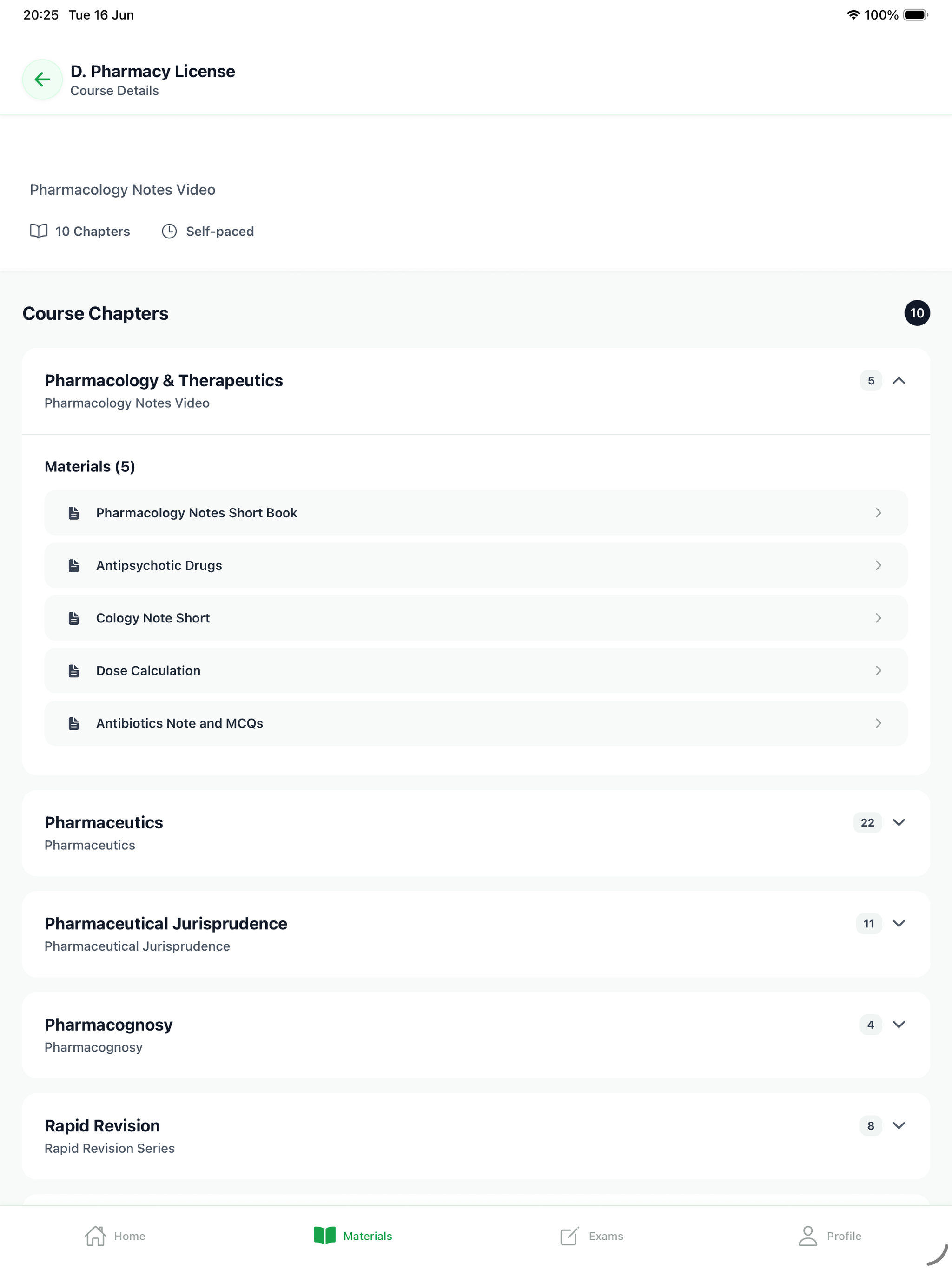 PharmaInfo - Learning
