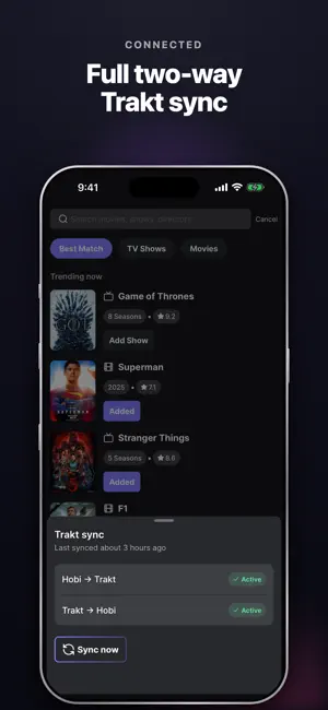 Hobi Time: TV Show Tracker screenshot 3
