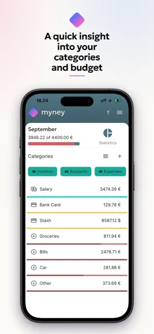 myney - Expense Tracker screenshot 1