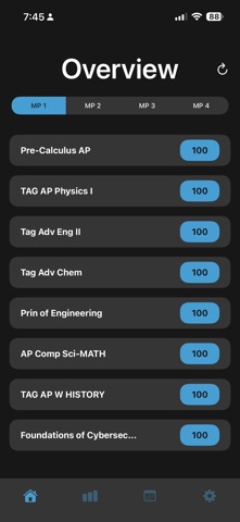 GradeDash screenshot