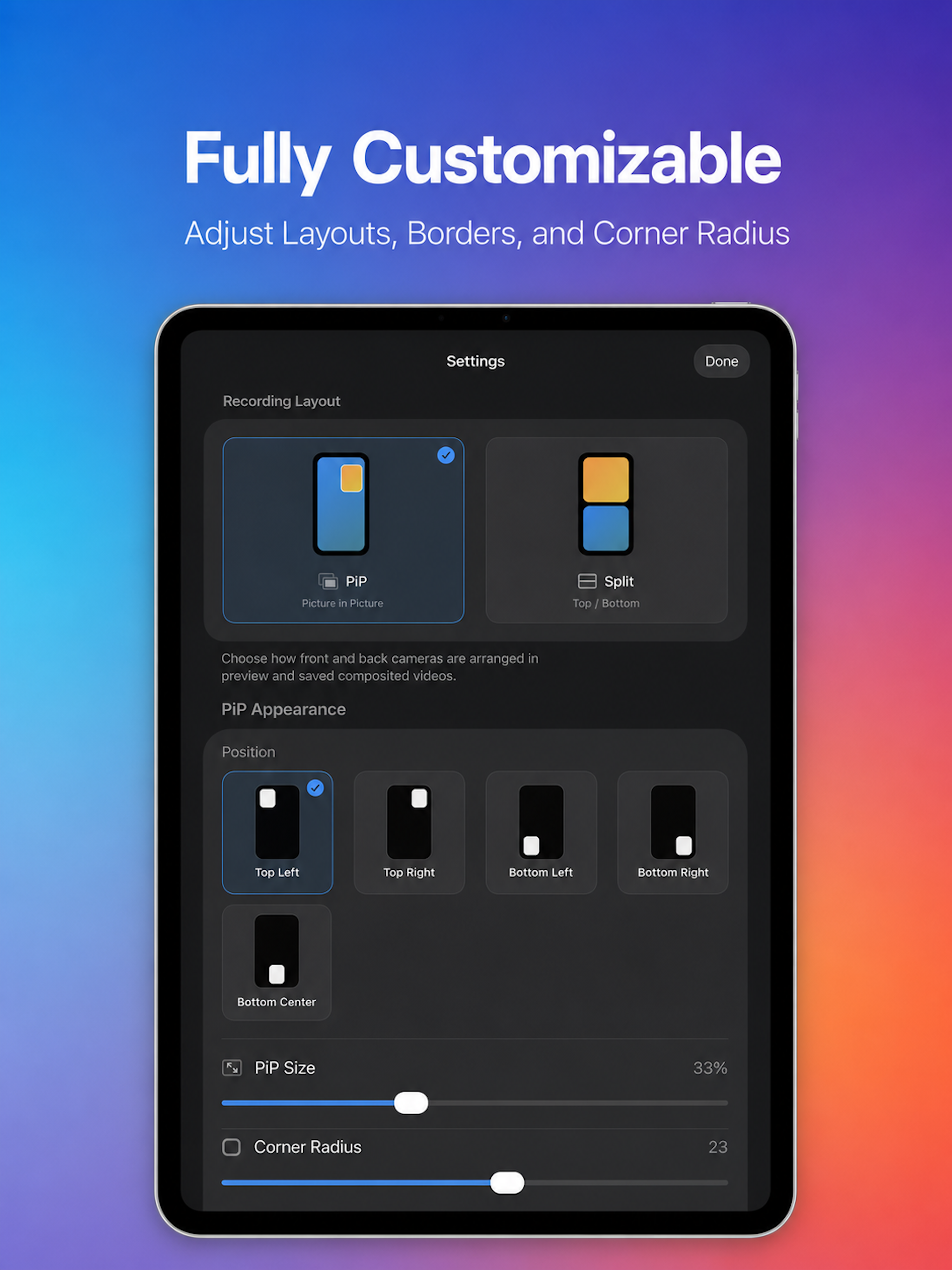 FrameDuo: Dual Camera Video screenshot 11