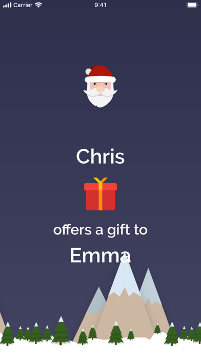 Secret Santa app - draw names Screenshot