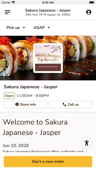 Sakura Japanese - Jasper screenshot