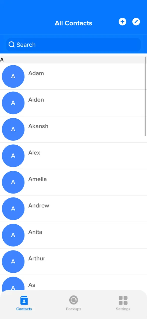Screenshot #3 pour Contact`