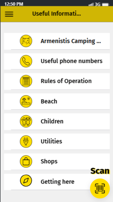 Armenistis Camping & Bungalows Screenshot