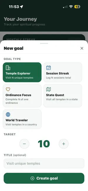 My Temple Tracker screenshot 2
