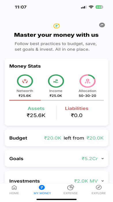 Nobias Finance Screenshot