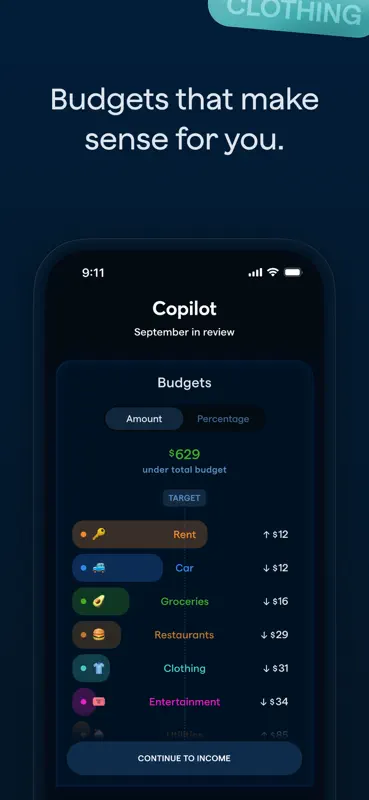 Copilot: Track & Budget Money screenshot 4 of 8