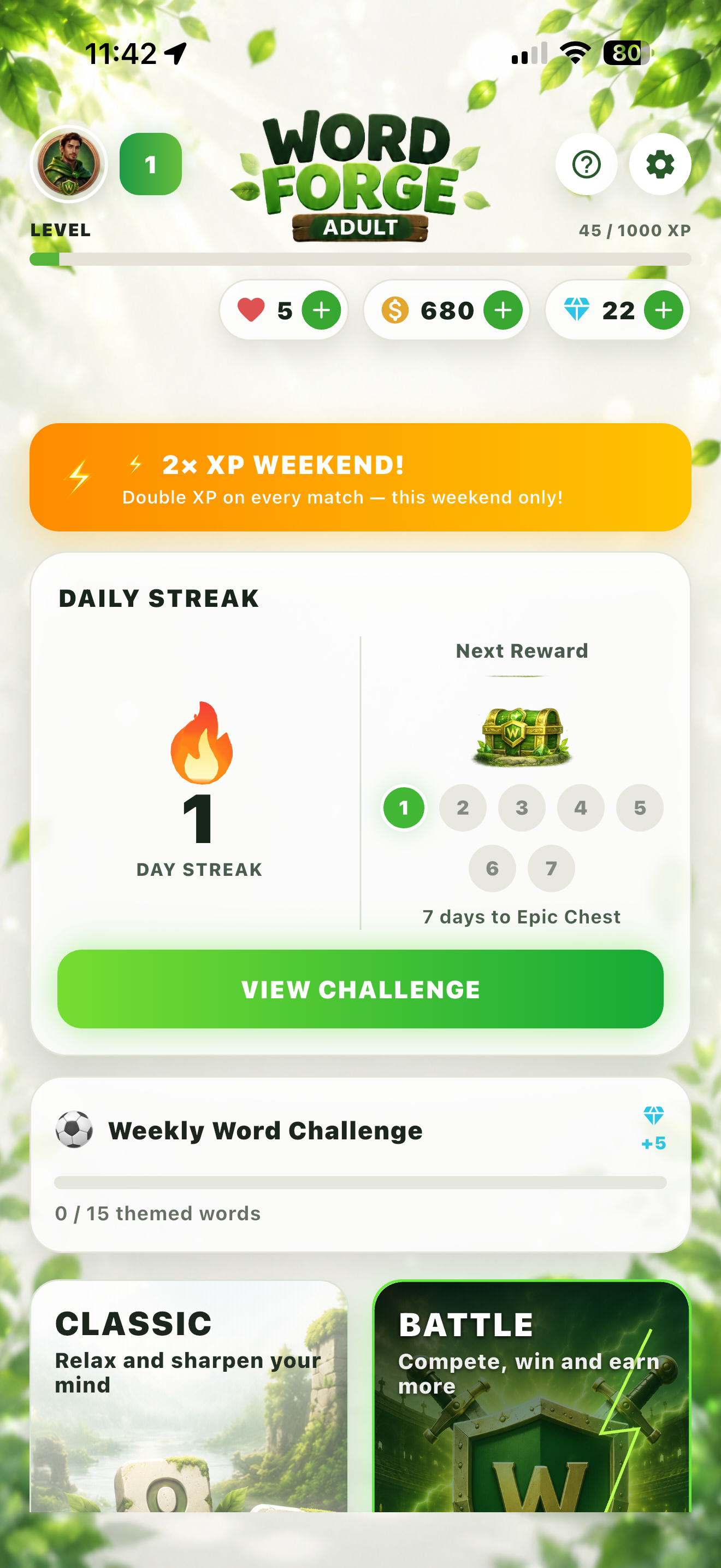 WordForge: Word Battle&Puzzle screenshot 4