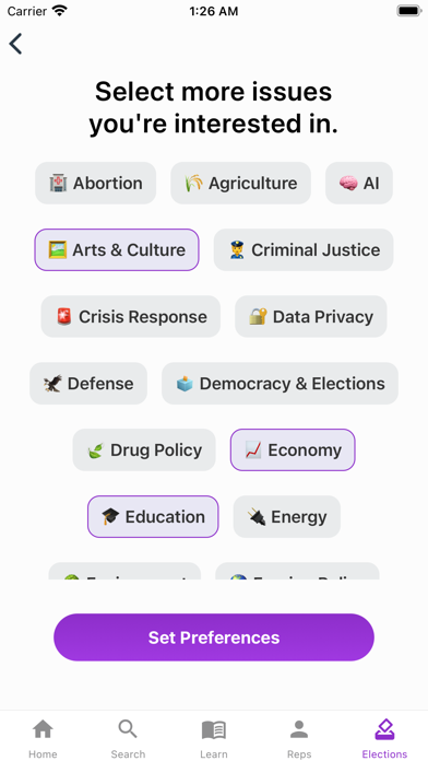 Screenshot 4 of Poliquicks App